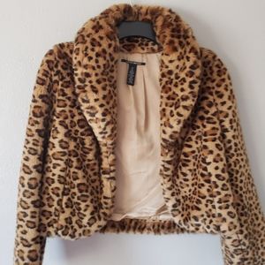 Lucky Brand leopard print jacket